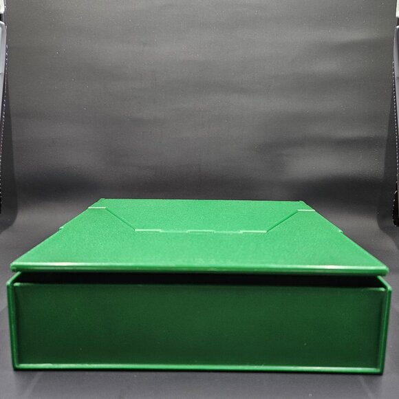 Vintage 80's FLIP'N'FILE 10 Green 5-1/4" Floppy Disk Diskette Storage Case - Picture 16 of 16